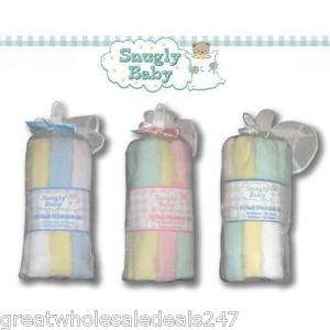 24 PACK BABY WASHCLOTHS (Wholesale Lots of 72)  