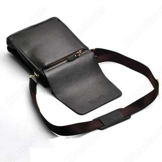 Large High Quality Mens Genuine Leather Shoulder Briefcase Messenger 
