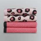  towel and washcloth set pink green scene weaver pickles hooded towel 