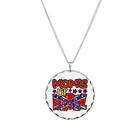 Artsmith Inc Necklace Circle Charm Moms Lil Rebel   Confederate Flag