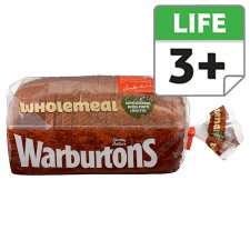 Warburtons Wholemeal Bread Medium Sliced 800G   Groceries   Tesco 