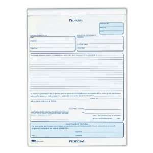  TOPS Sales Proposal Forms, 8.38 x 11.5 Inch, 2 Part 