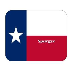  US State Flag   Spurger, Texas (TX) Mouse Pad Everything 