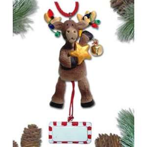  Christmas Ornament   Chrismoose Pullstring 