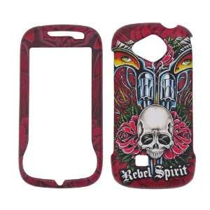  Rebel Spirit   Guns and Roses with Skull with rubberized 