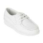 Cobbie Cuddlers Womens Etta Leather Duty Oxford Wide Width   White