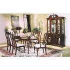 Acme 7 pc centennial cherry finish queen anne style dining room set