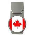 Carsons Collectibles Round Money Clip of Canadian Canada Flag