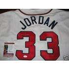 Sports Memorabilia Brian Jordan Autographed Jersey   cardinals Jsa coa
