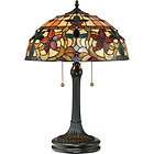   TF878T Vintage Bronze 4 Light Table Lamp From the Tiffany Collection