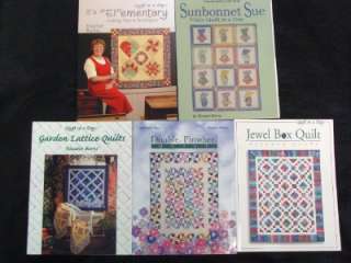 Lot of 5 Eleanor Burns Quilt Books Quilt in a Day  