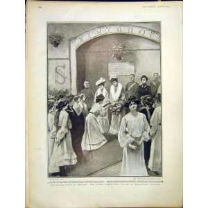  Ireland Royal Visit Queen Alexandra College Print 1903 
