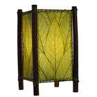 Eangee Home Design Oriental Fortune Table Lamp w/Cocoa Leaf Shade