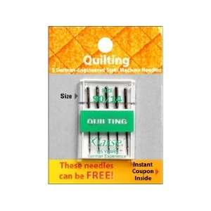  Klass Machine Needle Quilting Size 90/14 5 pc Card (5 Pack 