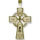 JewelBasket 14kt. Yellow Gold Celtic Cross Jewelry   Pendant 