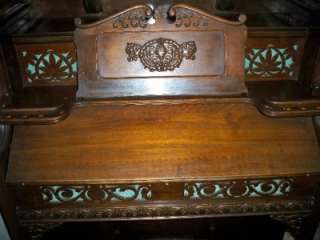 1800s NEEDHAM PUMP ORGAN Victorian Eastlake Style Parlor Organ  