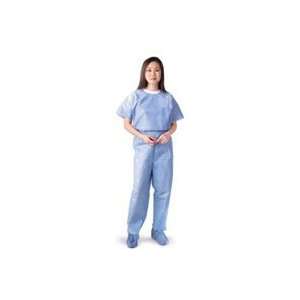  No Show Through scrub wear with elastic waist pant of size 
