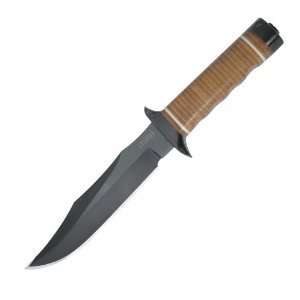 NEW SOG KNIVES S1T L BOWIE LEATHER HUNTING FIXED KNIFE  
