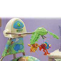 Fisher Price Rainforest Open Top Cradle Swing   Fisher Price 