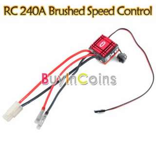   240A Brushed Speed Control ESC For 1/10 Car Truck Rock Crawler  