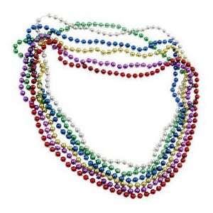  33 7 mm Assorted Mardi Gras Beads Toys & Games