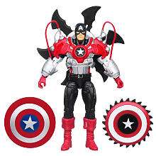 Captain America Comic Series Action Figure   Spinning Attack Captain 