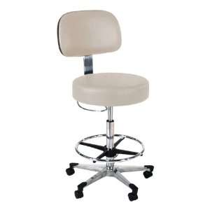 Intensa, Inc. 870 Series Lab Stool w/ Backrest and D Ring Hand 