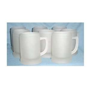  Set of 8 Satin Glass M Cracken Mugs 
