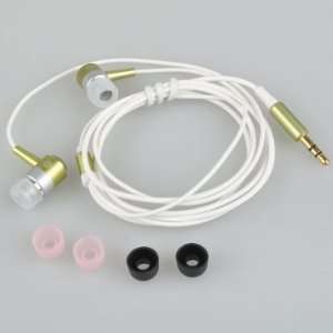   Golden Green Earphones Earbuds Headset For iPhone 3G 4G Electronics
