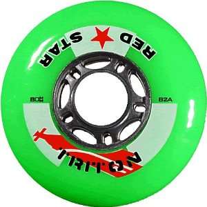  Red Star Triton Outdoor Roller Hockey Wheel 4 Pack Sports 