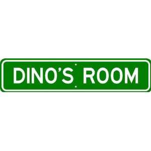 DINO ROOM SIGN   Personalized Gift Boy or Girl, Aluminum  