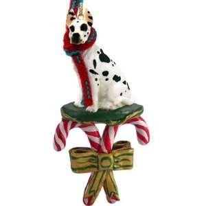  Great Dane Harlequin Dog Candy Cane Christmas Holiday 