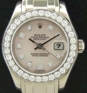 Rolex Pearlmaster 18K White Gold 80299 P Serial Box & Papers  
