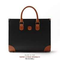 Genuine Cowhide Leather Briefcase Shoulder Bag M050  