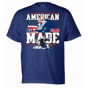  Buffalo Sabres Ryan Miller American Made Olympic T Shirt 