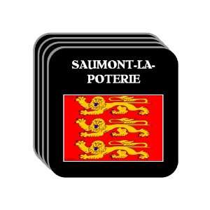   Upper Normandy)   SAUMONT LA POTERIE Set of 4 Mini Mousepad Coasters