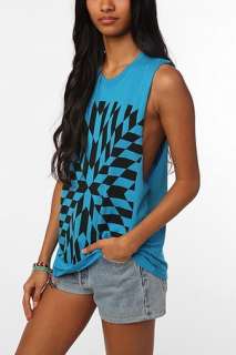 UrbanOutfitters  Truly Madly Deeply Optical Muscle Tank