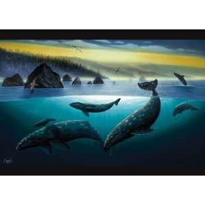  Wyland Galleries California Coastline Fine Art 5X7 
