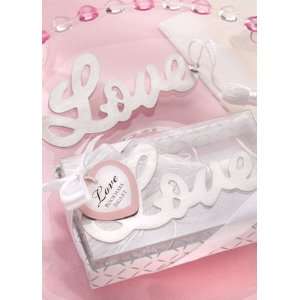  Davids Bridal Words of Love Silver Finish Bookmark Style 