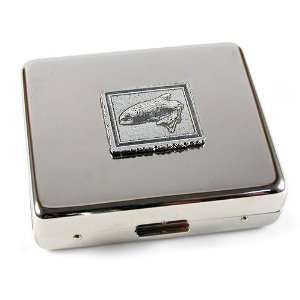    Chinook Salmon Pewter Pill Box by Crosby and Taylor
