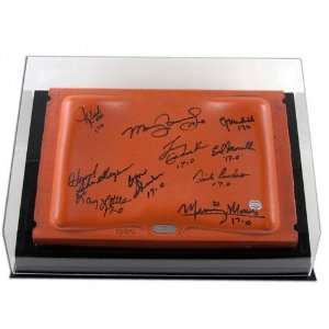  Miami Dolphins 1972 Team Autographed Orange Bowl Stadium Seat 