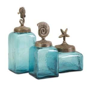  Sea Life Canisters   Set of 3