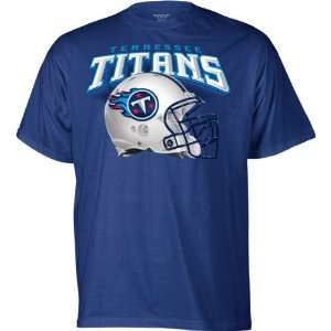   Titans Navy The Big Helmet T Shirt 