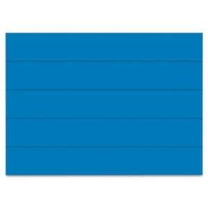  Dry Erase Magnetic Tape Strips, Blue, 6 x 7/8, 25/Pack 