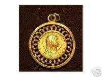 Virgin Mary Gold Plated Pendant Charm Pray Jewelry  