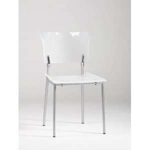  Acrylic Side Chair   Clear by Chintaly Imports   Clear (ACRYLIC 