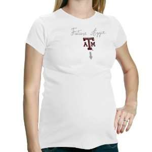  My U Texas A&M Aggies White Future Aggie Maternity T shirt 