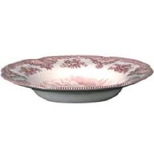 Johnson Brothers China Old Britain Castles Pink Rim Soup or Pasta Bowl 