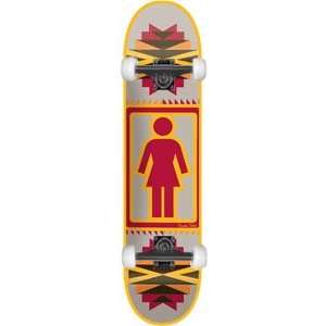 Girl Biebel Navajo Complete Skateboard   7.87 w/Essential Trucks 