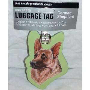  German Shepherd Dog Suit Case Back Pack Bag Luggage Tag 